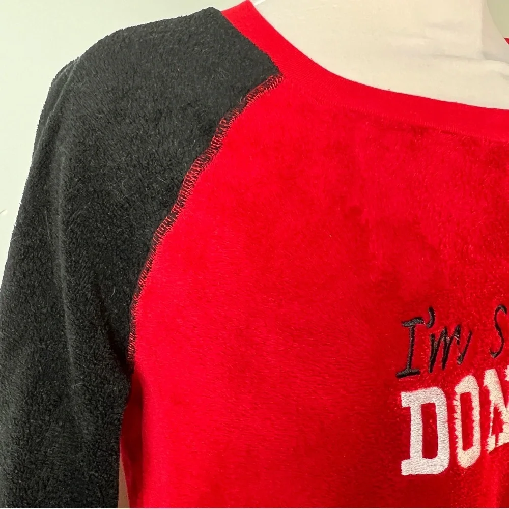 Disney Mickey Mouse Pajamas Women’s XL – “I’m So Done” Long Sleeve Top & Pants